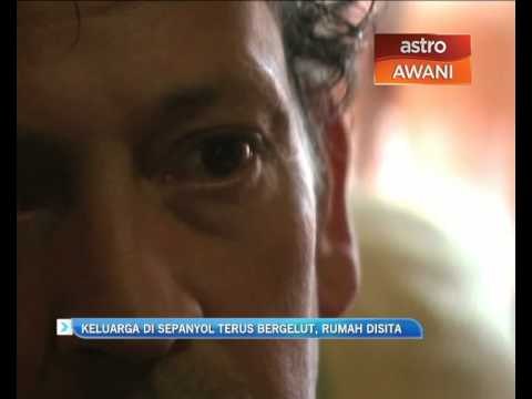 Keluarga di Sepanyol terus bergelut, rumah disita