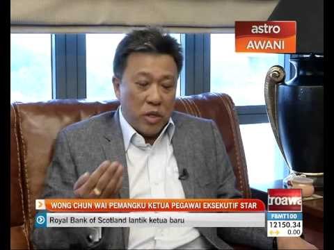 Wong Chun Wai pemangku Ketua Pegawai Eksekutif STAR