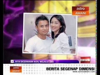 Rita Rudaini diceraikan Adil Zaquan melalui SMS