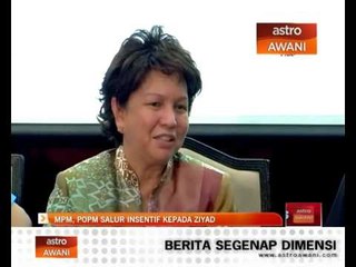 MPM, POPM salur insentif kepada Ziyad