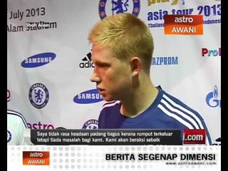 Padang Stadium Shah Alam tidak memuaskan