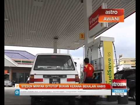 Stesen minyak ditutup bukan kerana minyak habis