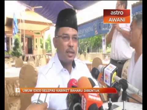Umum exco selepas kabinet baharu dibentuk