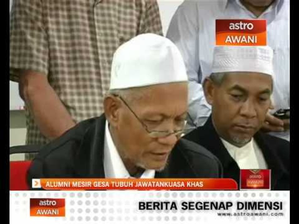Alumni Mesir gesa tubuh jawatankuasa khas