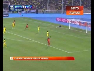 Télécharger la video: Fas beri amaran kepada pemain