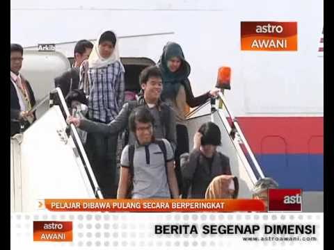 Pelajar di bawa pulang secara berperingkat