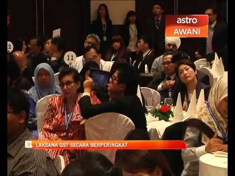 Laksana GST secara berperingkat - Tun M