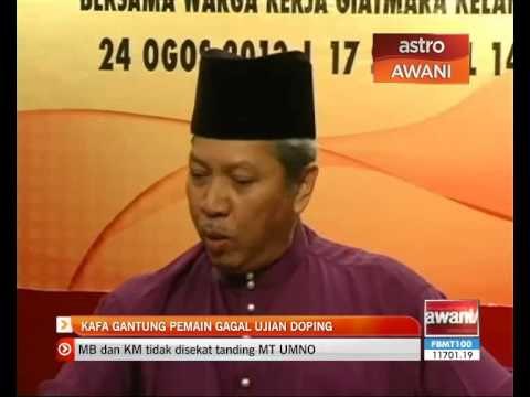 KAFA gantung pemain gagal ujian doping