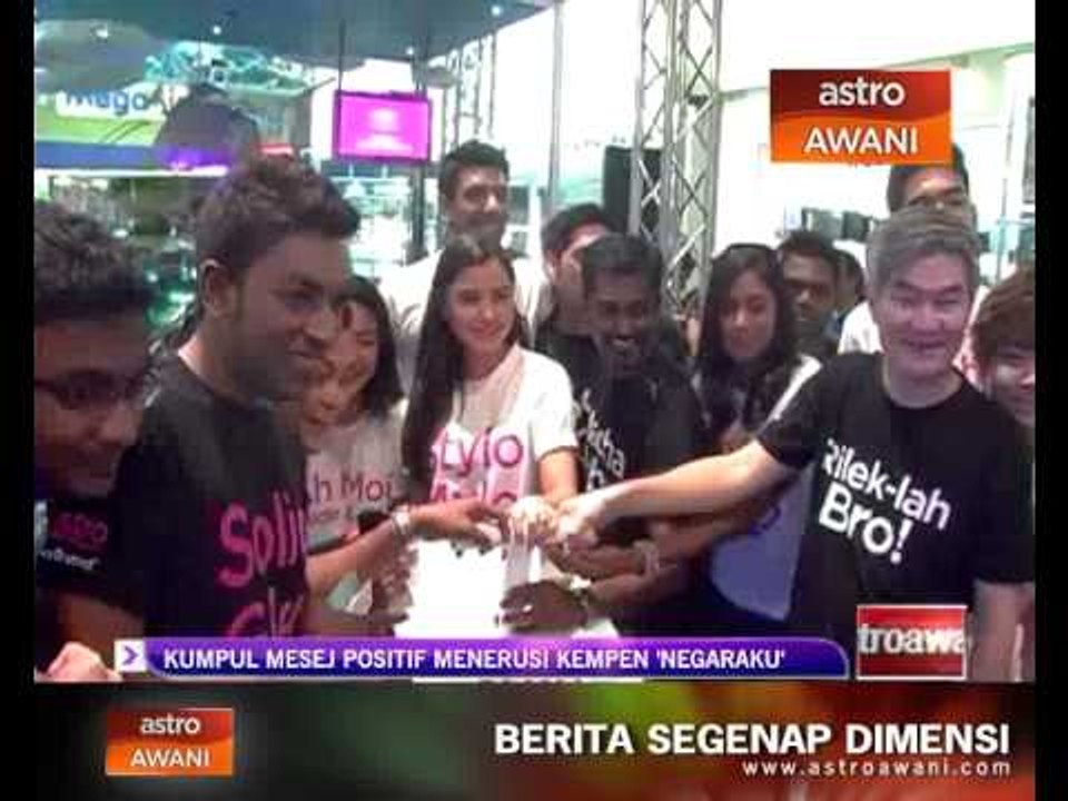 Kumpul mesej positif menerusi kempen 'Negaraku'