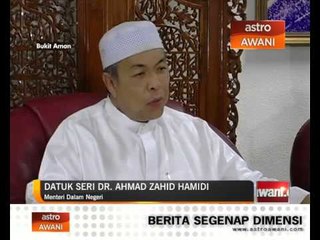 Download Video: Amaran terhadap NGO bersifat perkauman - Zahid Hamidi