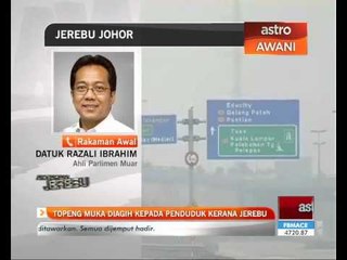 Topeng muka diagih kepada penduduk