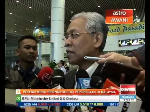 Pelajar Mesir dibenar duduki peperiksaan di Malaysia