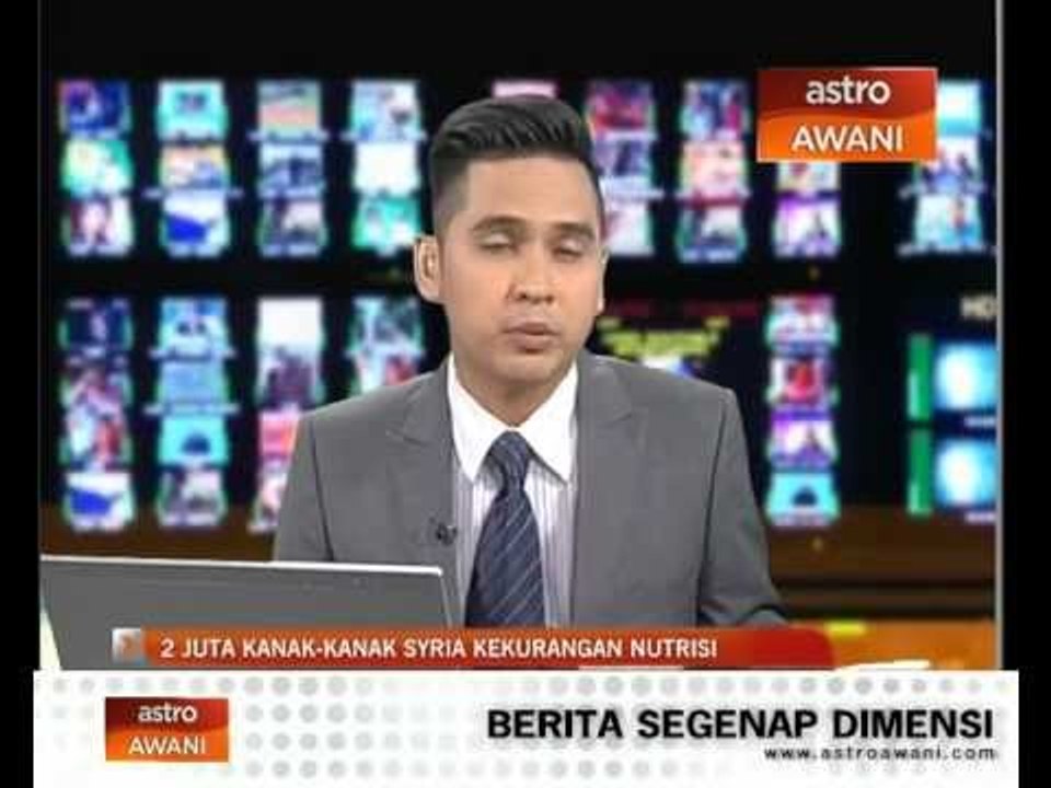 2 juta kanak-kanak Syria kekurangan nutrisi