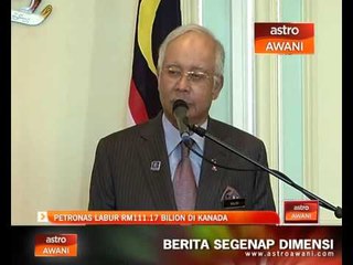 Petronas labur RM111.17 bilion di Kanada