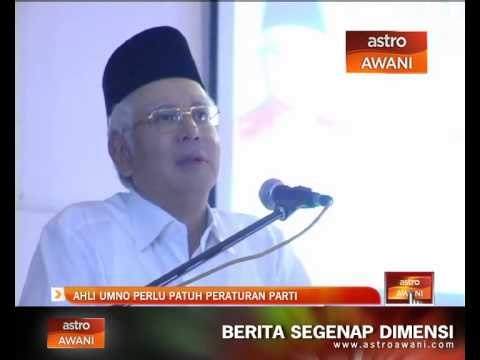 Ahli UMNO perlu patuh peraturan parti