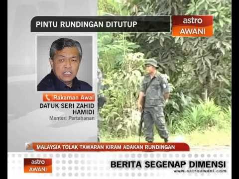 Malaysia tolak 'tawaran' rundingan Kiram