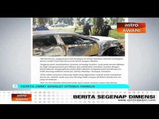 Kereta Jimmy Shanley ditemui hangus