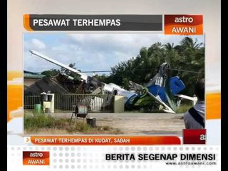 Скачать видео: Pesawat terhempas di Kudat, Sabah