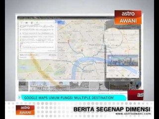 Google Maps umum fungsi 'Multiple Destination'