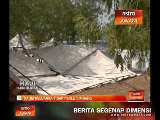 Download Video: Perkembangan haji: Kaum keluarga tidak perlu bimbang