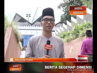 Aidiladha 1434H: Perkarangan Masjid Negara