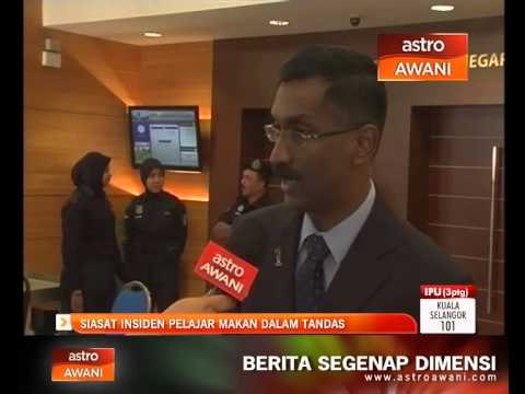 Siasat insiden pelajar makan dalam bilik persalinan