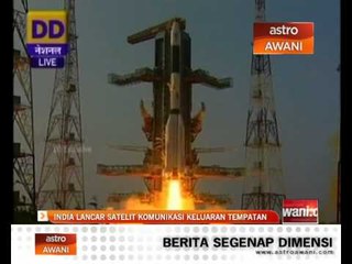 India lancar satelit komunikasi keluaran tempatan