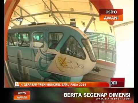Tren monorel dengan 4 gerabak bakal diguna pada 2014