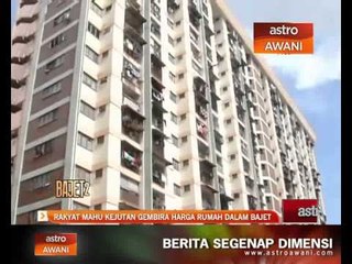 Descargar video: Rakyat mahu kejutan gembira harga rumah dalam bajet