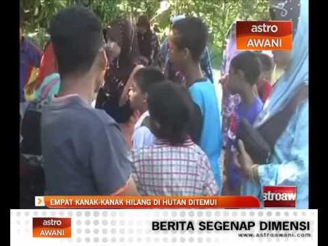 Empat kanak - kanak hilang di hutan ditemui