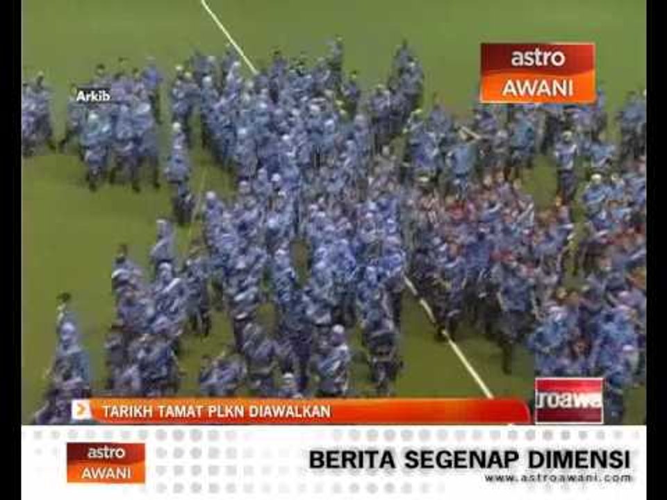 Tarikh tamat PLKN diawalkan