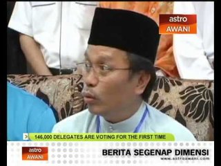 146,000 delegates are voting for the first time