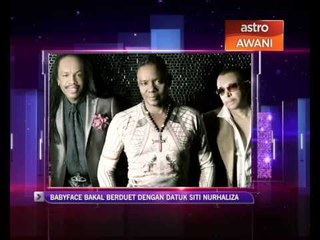 Babyface setuju berduet dengan Siti Nurhaliza