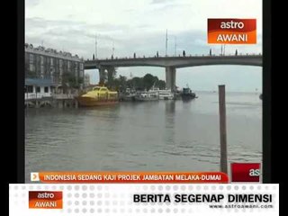 Indonesia sedang kaji projek jambatan Melaka - Dumai