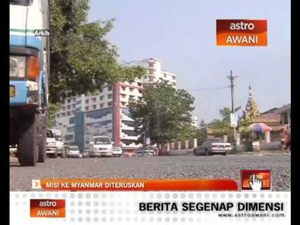 Misi ke Myanmar diteruskan