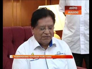 Pembangkang cetuskan huru hara