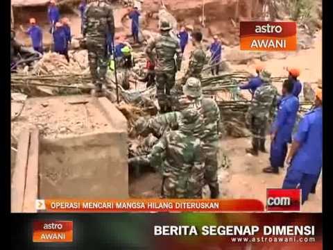 Operasi mencari mangsa hilang diteruskan