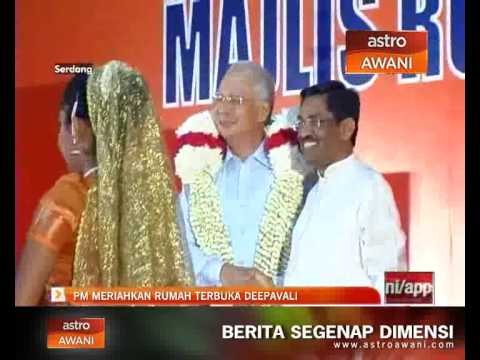 PM meriahkan rumah terbuka Deepavali