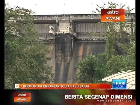 Limpahan air empangan Sultan Abu Bakar