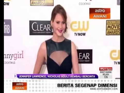 Jennifer Lawrence, Nicholas Hoult kembali bercinta