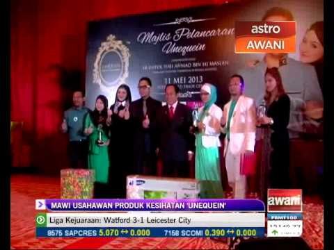 Mawi usahawan produk kesihatan 'Unequein'
