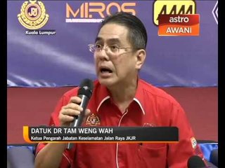 Kadar kematian pejalan kaki turun 2.81%