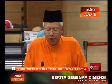Sektor pendidikan terima peruntukan terbesar Bajet 2014