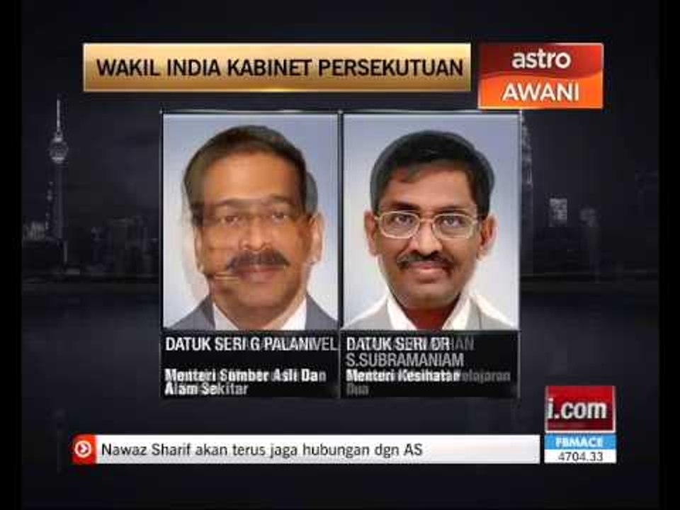 Wakil India di Kabinet Persekutuan