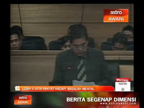 Lebih 5 juta rakyat hadapi masalah mental