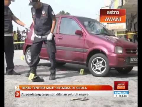 Bekas tentera maut ditembak di kepala