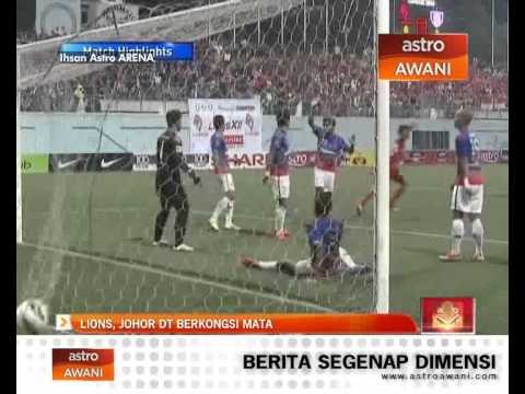 Lions XII, Johor DT kongsi mata