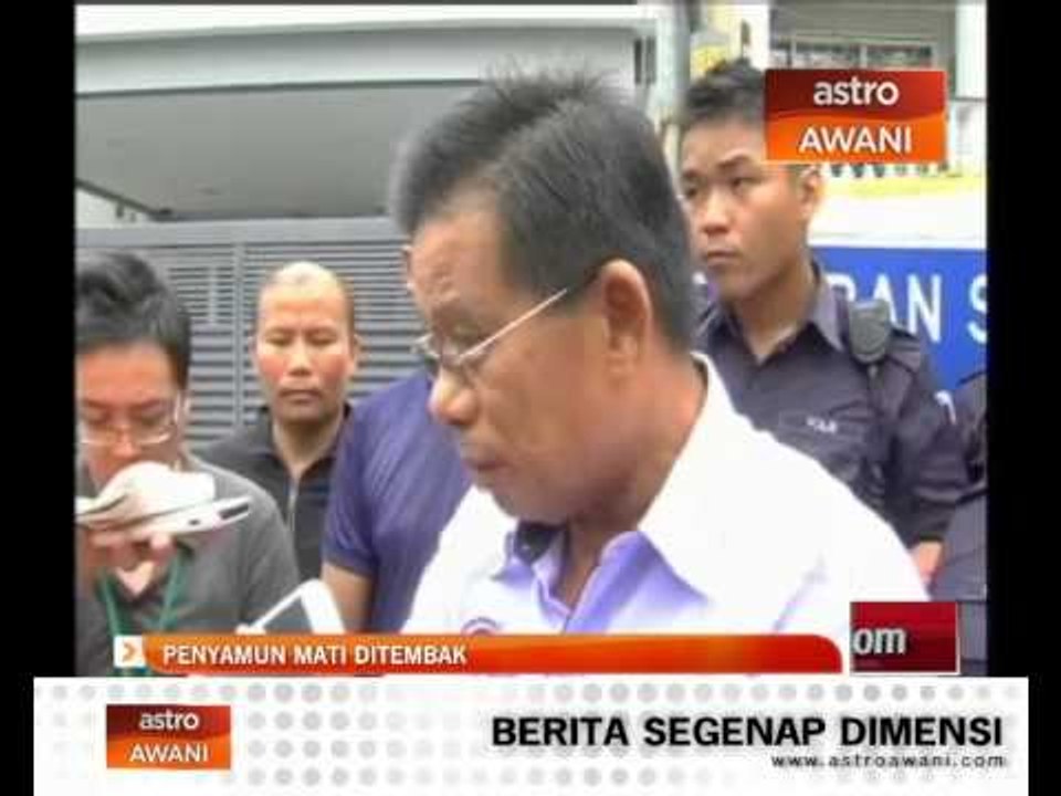 Penyamun mati ditembak