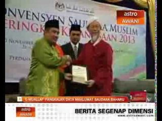 'E- MUALLAF' pangkalan data maklumat saudara baru