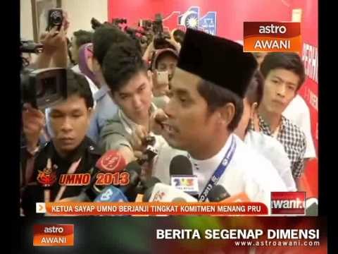 Ketua sayap UMNO berjanji tingkat komitmen menang PRU
